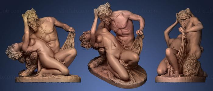 Satyre et bacchante James Pradier Louvre Paris France NEW17